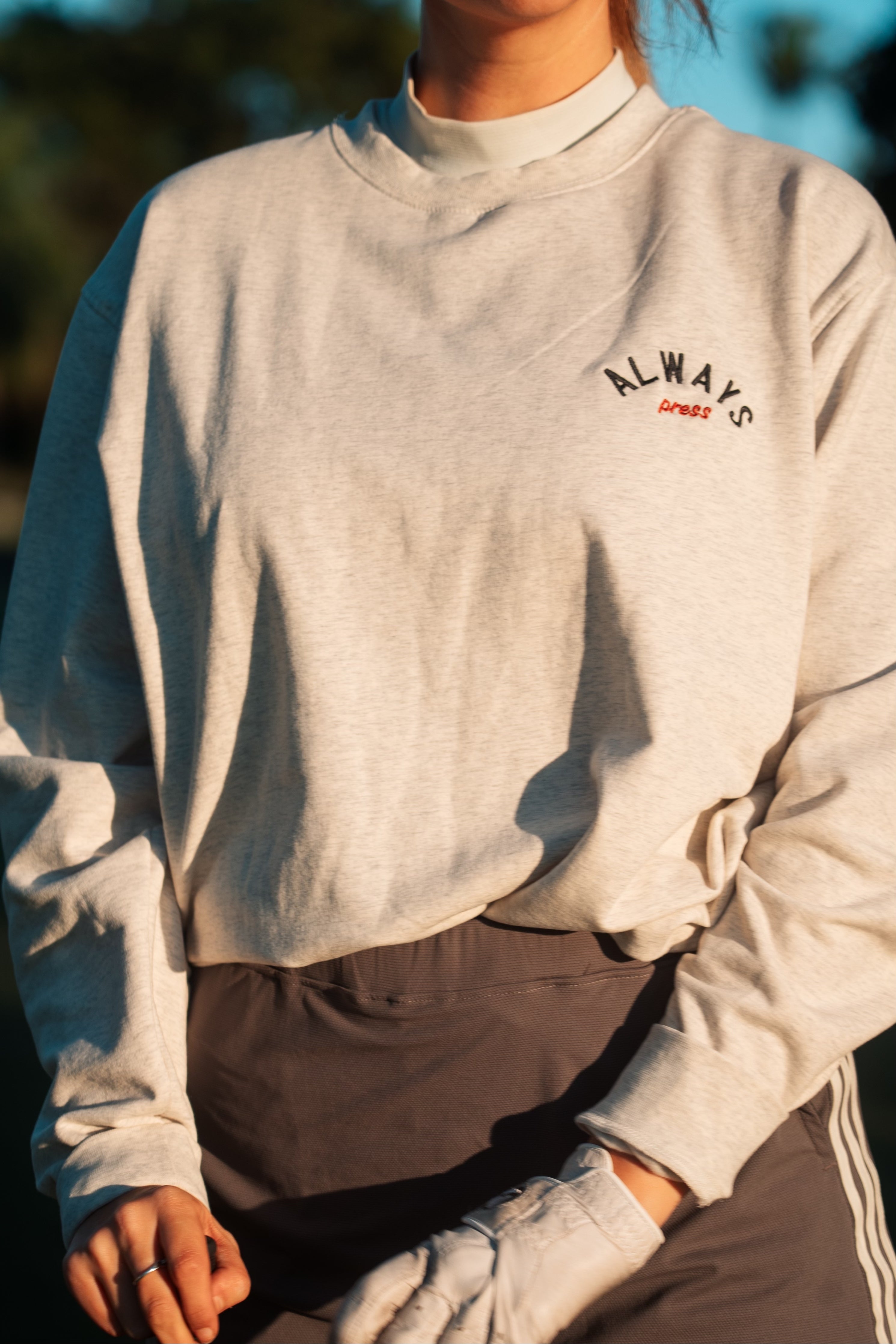 The ALWAYS PRESS Essential Crewneck