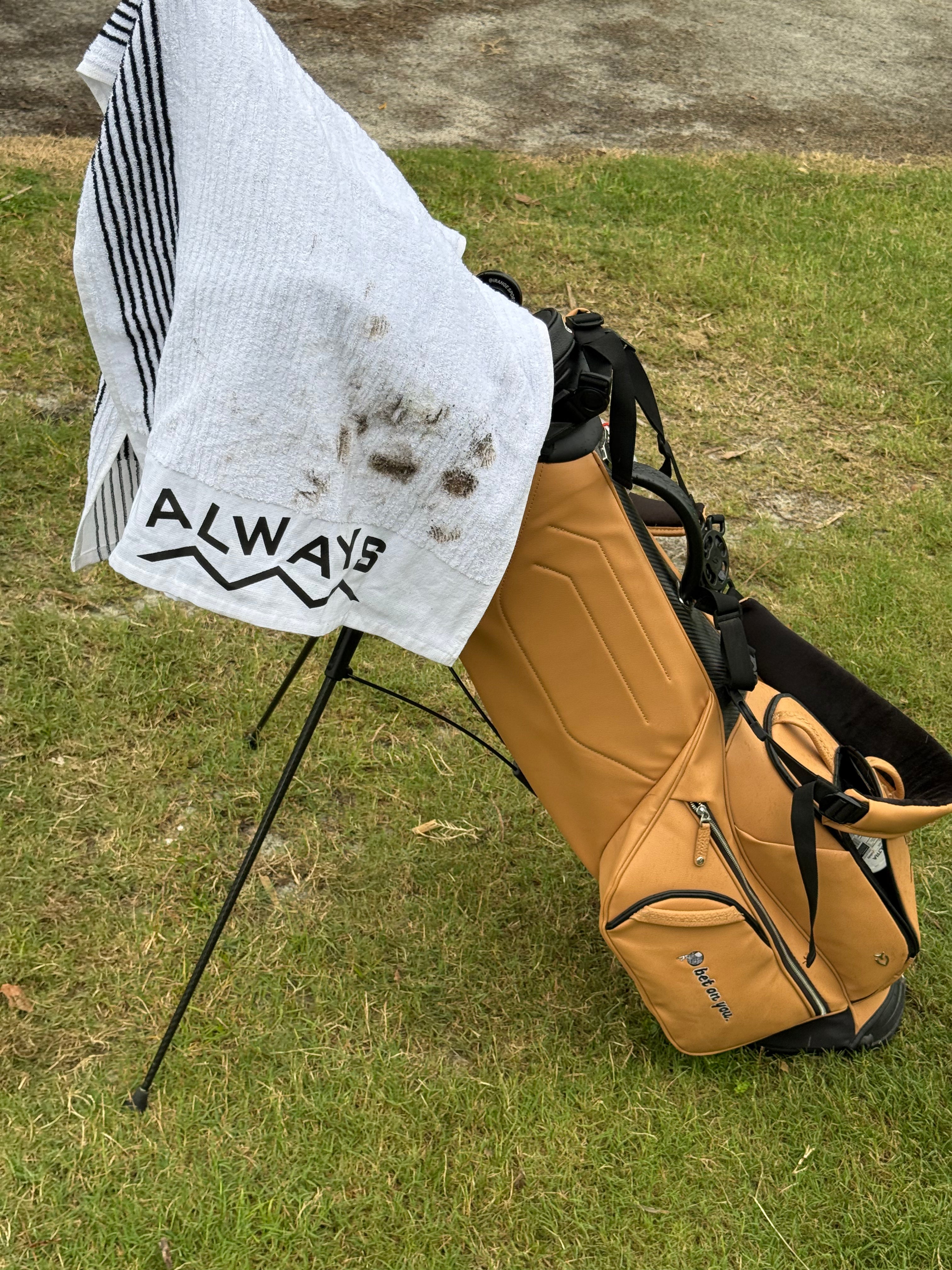 the ALWAYS towel (tour caddy)
